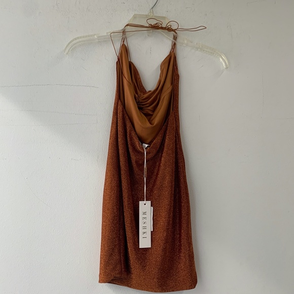 Meshki Rust Mini Dress - Picture 2 of 5